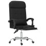 Black synthetic leather massage reclining office chair by vidaXL, Office chairs - Ref: Foro24-349707, Price: 109,48 €, Discou...