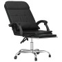 Black synthetic leather massage reclining office chair by vidaXL, Office chairs - Ref: Foro24-349707, Price: 109,48 €, Discou...