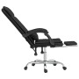 Black synthetic leather massage reclining office chair by vidaXL, Office chairs - Ref: Foro24-349707, Price: 109,48 €, Discou...