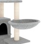 Cat scratching post with light gray sisal posts 175 cm by vidaXL, Cat furniture - Ref: Foro24-171685, Price: 78,99 €, Discoun...