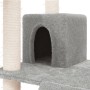 Rascador para gatos con postes de sisal gris claro 83 cm de vidaXL, Mobiliario para gatos - Ref: Foro24-171652, Precio: 46,09...