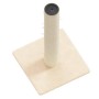 Cream cat scratching post 22x22 x45 cm by vidaXL, Cat furniture - Ref: Foro24-171675, Price: 16,92 €, Discount: %