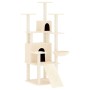 Cat scratcher with cream sisal posts 154 cm by vidaXL, Cat furniture - Ref: Foro24-171690, Price: 77,92 €, Discount: %