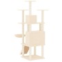 Cat scratcher with cream sisal posts 154 cm by vidaXL, Cat furniture - Ref: Foro24-171690, Price: 77,92 €, Discount: %