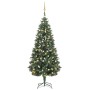 Árbol de Navidad preiluminado con luces y bolas 180 cm de vidaXL, Arboles de navidad - Ref: Foro24-3077800, Precio: 97,56 €, ...