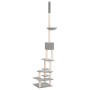 Árbol rascador gatos suelo a techo gris claro 268,5-294,5 cm de vidaXL, Mobiliario para gatos - Ref: Foro24-171715, Precio: 7...