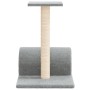 Cat scratching post with light gray tunnel 60x34.5x50 cm by vidaXL, Cat furniture - Ref: Foro24-171697, Price: 29,11 €, Disco...