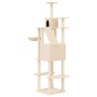 Cat scratching post with cream sisal posts 201 cm by vidaXL, Cat furniture - Ref: Foro24-171642, Price: 105,99 €, Discount: %