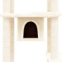 Rascador para gatos con postes de sisal crema 176 cm de vidaXL, Mobiliario para gatos - Ref: Foro24-171687, Precio: 80,04 €, ...