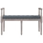 Dark gray velvet bench 110x40x70 cm by vidaXL, Banks - Ref: Foro24-344426, Price: 90,85 €, Discount: %