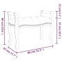 Linen bench 80x45x60 cm by vidaXL, Banks - Ref: Foro24-344429, Price: 124,74 €, Discount: %