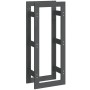 Firewood rack solid gray pine wood 41x25x100 cm by vidaXL, Accessories for bags and firewood holders - Ref: Foro24-822409, Pr...