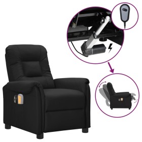 Black synthetic leather electric massage chair by vidaXL, Electric massage chairs - Ref: Foro24-3098575, Price: 297,99 €, Dis...