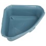 Ecktoilette für Katzen PP weiß und blau 56x40x14 cm von vidaXL, Katzentoiletten - Ref: Foro24-171808, Preis: 31,54 €, Rabatt: %