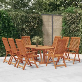 Folding garden chairs 8 pcs solid eucalyptus wood by vidaXL, Garden chairs - Ref: Foro24-3087346, Price: 527,99 €, Discount: %