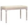 Linen bench 80x40x49 cm by vidaXL, Banks - Ref: Foro24-344443, Price: 67,84 €, Discount: %