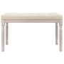 Linen bench 80x40x49 cm by vidaXL, Banks - Ref: Foro24-344443, Price: 67,84 €, Discount: %