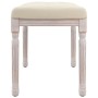 Linen bench 80x40x49 cm by vidaXL, Banks - Ref: Foro24-344443, Price: 67,84 €, Discount: %