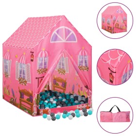 Tienda de juegos para niños con 250 bolas rosa 69x94x104 cm de vidaXL, Tiendas y túneles de juego - Ref: Foro24-3107749, Prec...