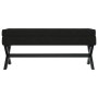 Stool with black velvet storage 110x45x49 cm by vidaXL, Benches for halls and storage - Ref: Foro24-344528, Price: 116,32 €, ...