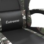 Silla gaming giratoria cuero sintético negro y camuflaje de vidaXL, Sillones para videojuegos - Ref: Foro24-349578, Precio: 1...