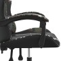 Silla gaming giratoria cuero sintético negro y camuflaje de vidaXL, Sillones para videojuegos - Ref: Foro24-349578, Precio: 1...