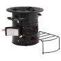 Cocina de leña para camping acero negro 50x33,5x30,5 cm de vidaXL, Chimeneas - Ref: Foro24-319441, Precio: 140,55 €, Descuent...