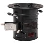 Cocina de leña para camping acero negro 50x33,5x30,5 cm de vidaXL, Chimeneas - Ref: Foro24-319441, Precio: 140,55 €, Descuent...