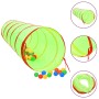 Children's play tunnel with 250 green polyester balls 175 cm by vidaXL, Play tents and tunnels - Ref: Foro24-3107757, Price: ...