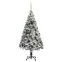 Künstlicher Weihnachtsbaum mit LEDs und grünen PVC-Kugeln 210 cm von vidaXL, Weihnachtsbäume - Ref: Foro24-3077821, Preis: 17...