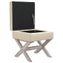 Hocker mit Wäscheaufbewahrung 45x45x49 cm von vidaXL, Bänke für Hallen und Lager - Ref: Foro24-344515, Preis: 52,86 €, Rabatt: %