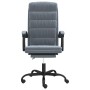 Silla de oficina reclinable de terciopelo gris oscuro de vidaXL, Sillas de oficina - Ref: Foro24-349649, Precio: 133,99 €, De...