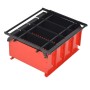 Paper briquette maker in black and red steel, 38x31x18 cm. by vidaXL, fireplace tools - Ref: Foro24-142922, Price: 76,54 €, D...