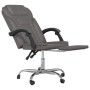 Silla de oficina reclinable cuero sintético gris de vidaXL, Sillas de oficina - Ref: Foro24-349699, Precio: 90,86 €, Descuent...