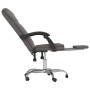 Silla de oficina reclinable cuero sintético gris de vidaXL, Sillas de oficina - Ref: Foro24-349699, Precio: 90,86 €, Descuent...