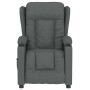 Sillón de masaje eléctrico tela gris oscuro de vidaXL, Sillones de masaje eléctricos - Ref: Foro24-3098790, Precio: 284,59 €,...