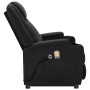 Sillón de masaje elevable cuero sintético negro de vidaXL, Sillones de masaje eléctricos - Ref: Foro24-3100329, Precio: 416,0...