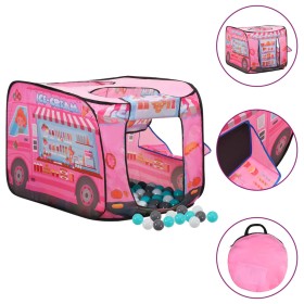 Children's play tent with 250 balls pink 70x112x70 cm by vidaXL, Play tents and tunnels - Ref: Foro24-3107752, Price: 57,12 €...