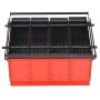 Paper briquette maker in black and red steel, 38x31x18 cm. by vidaXL, fireplace tools - Ref: Foro24-142922, Price: 76,54 €, D...