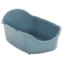 Katzentoilette mit Deckel PP weiß blau 56x40x40 cm von vidaXL, Katzentoiletten - Ref: Foro24-171800, Preis: 41,61 €, Rabatt: %