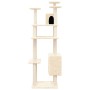 Cat scratcher with cream-colored sisal posts 162 cm tall by vidaXL, Cat furniture - Ref: Foro24-171633, Price: 89,72 €, Disco...