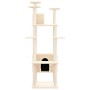 Cat scratcher with cream-colored sisal posts 162 cm tall by vidaXL, Cat furniture - Ref: Foro24-171633, Price: 89,72 €, Disco...