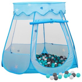 Children's play tent with 250 balls blue 102x102x82 cm by vidaXL, Play tents and tunnels - Ref: Foro24-3107722, Price: 44,25 ...