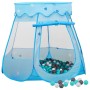 Tienda de juegos para niños con 250 bolas azul 102x102x82 cm de vidaXL, Tiendas y túneles de juego - Ref: Foro24-3107722, Pre...