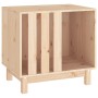 Solid pine wood dog house 60x45x57 cm by vidaXL, Dog kennels - Ref: Foro24-822476, Price: 84,16 €, Discount: %