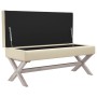 Hocker mit Wäscheaufbewahrung 110x45x49 cm von vidaXL, Bänke für Hallen und Lager - Ref: Foro24-344522, Preis: 110,03 €, Raba...