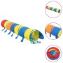 Children's play tunnel with 250 multicolored polyester balls 245 cm by vidaXL, Play tents and tunnels - Ref: Foro24-3107761, ...