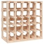 Solid pine wood bottle rack 58.5x33x60.5 cm by vidaXL, Wine racks - Ref: Foro24-822526, Price: 70,99 €, Discount: %