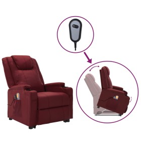 Red synthetic leather elevating massage chair by vidaXL, Electric massage chairs - Ref: Foro24-3100333, Price: 337,99 €, Disc...