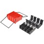 Paper briquette maker in black and red steel, 38x31x18 cm. by vidaXL, fireplace tools - Ref: Foro24-142922, Price: 76,54 €, D...